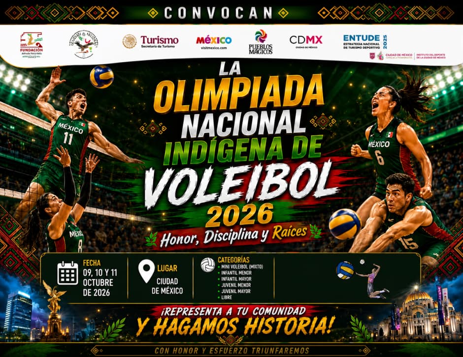 Olimpiada Nacional Indígena de Voleibol 2026 blog olimpiada nacional indígena de voleibol 2026
