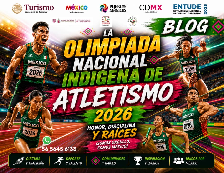portada blog olimpiada nacional indígena de atletismo 2026