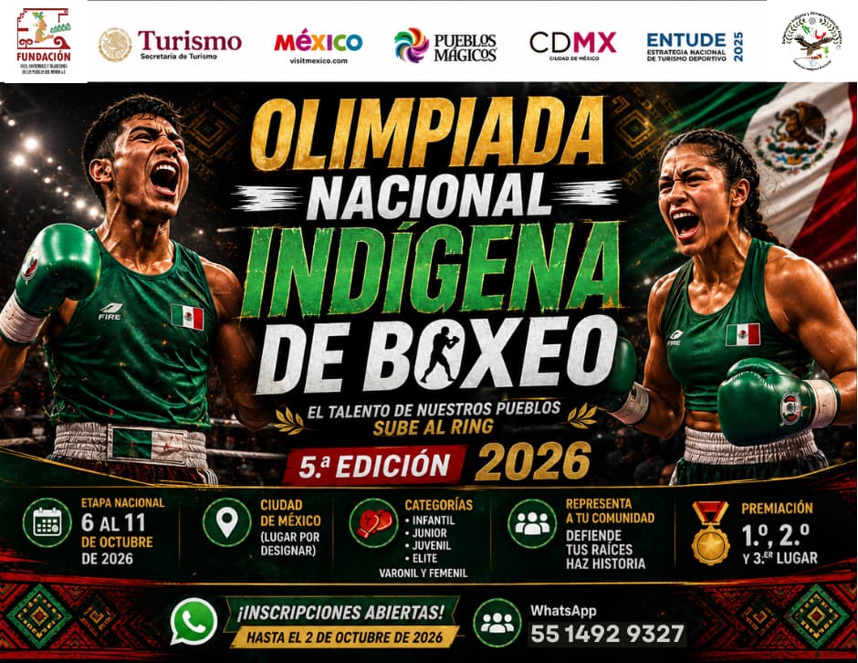 portada blog olimpiada nacional indígena de boxeo