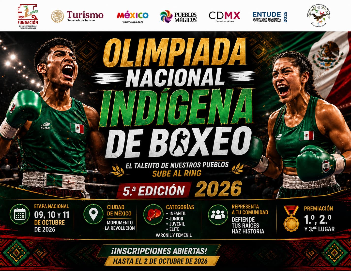 Olimpiada Nacional Indígena de Boxeo 2026 blog olimpiada nacional indígena 2026 boxeo